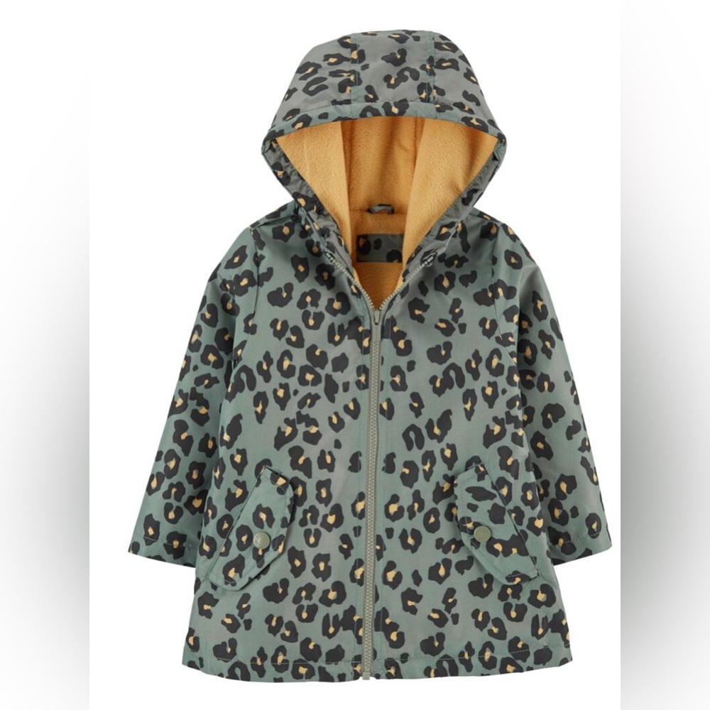 Carter’s Toddler Leopard Print Kids Jacket Size 4
